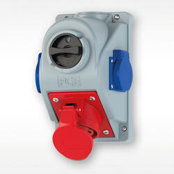 CEE-wall socket combinations with switch (COMBO-POL) 16/32A